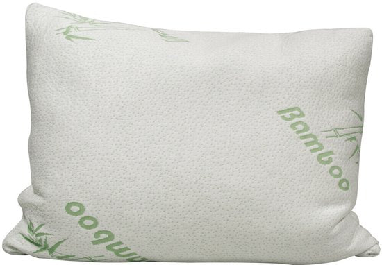 Lucovitaal Kingsize Bamboe Kussen - ademend - antibacterieel - hypoallergeen - 66cm x 50cm x 18cm