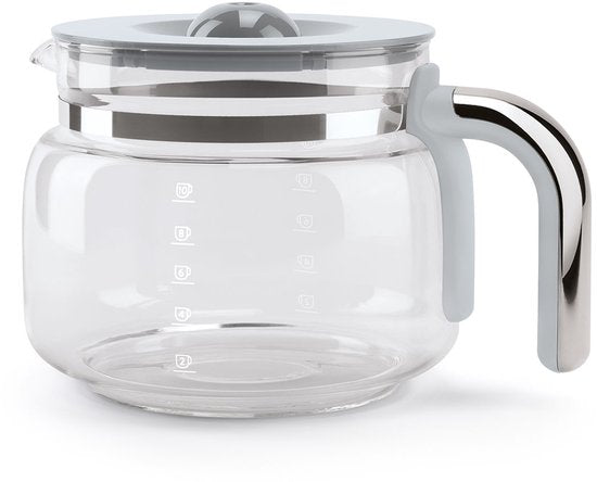 SMEG DCF02PBEU Filterkoffiemachine - Koffiezetapparaat - 10 Koppen - Warmhoudfunctie 40 min - Aroma Instelling - Programmeerbare Startfunctie - 50’s Style - Pastelblauw