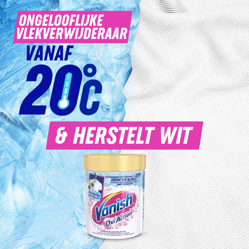 Vanish Oxi Action Wasbooster Poeder Witte Was - 470 gr