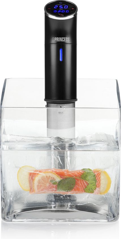 Princess 267003 Sous Vide Stick - IPX7 Waterdicht - Sous vide koker - Nauwkeurige temperatuurinstelling - Touchscreen - 1200W