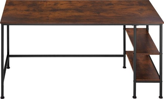 tectake - Bureau Donegal industrial dark computertafel werktafel - 404227