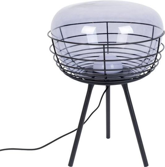 Zuiver Smokey Tafellamp Zwart - 230 V - 7W - 35.50x35.50x50cm