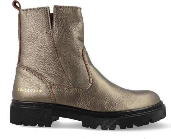 Bullboxer - Chelsea Boot - Vrouw - Goud - Maat 34 - Laarzen