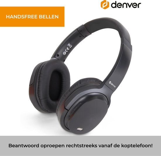 Denver Bluetooth Koptelefoon - Active Noise Canceling - Draadloos - Handsfree Bellen - BTN210