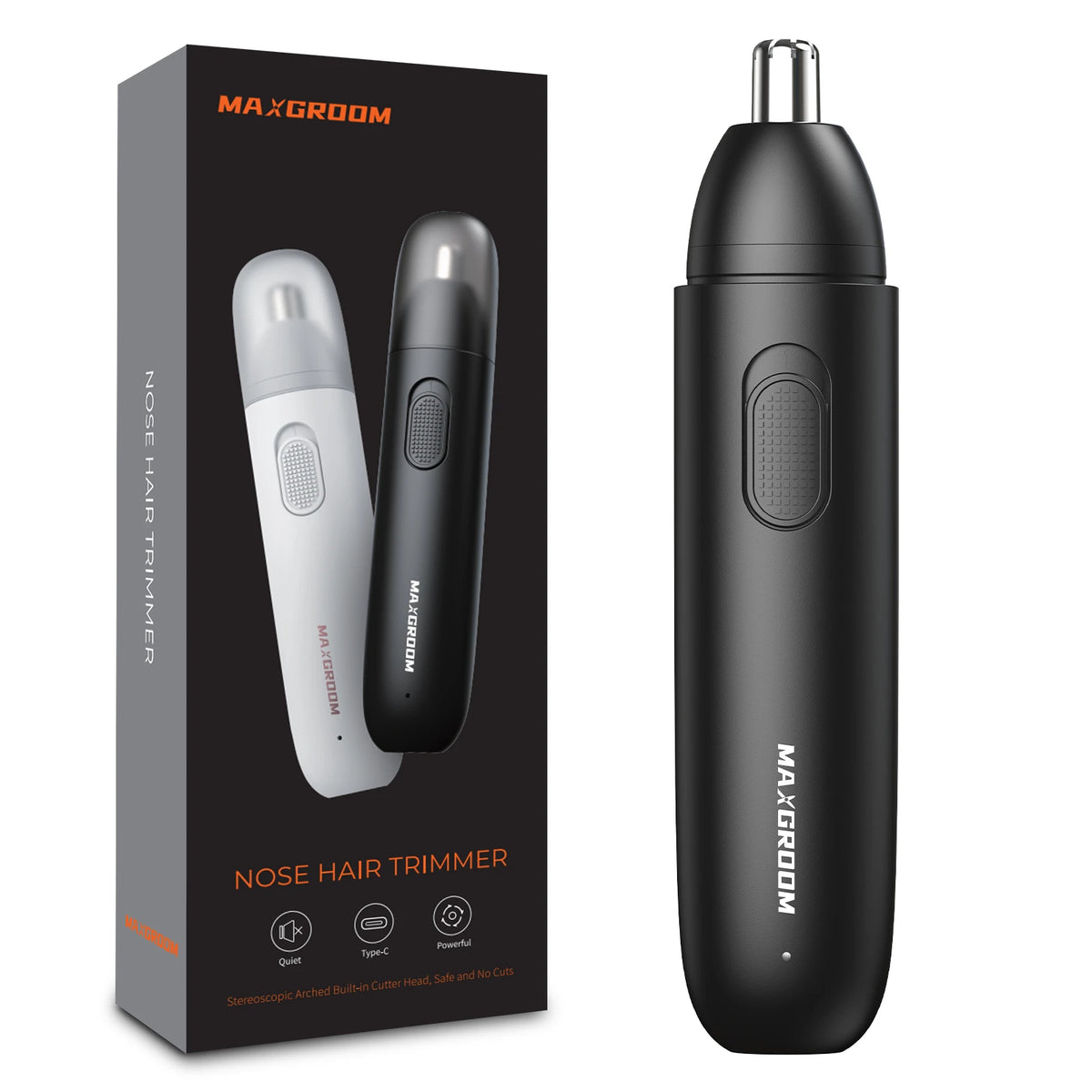 MAXGROOM oplaadbare neus- en oorhaartrimmer