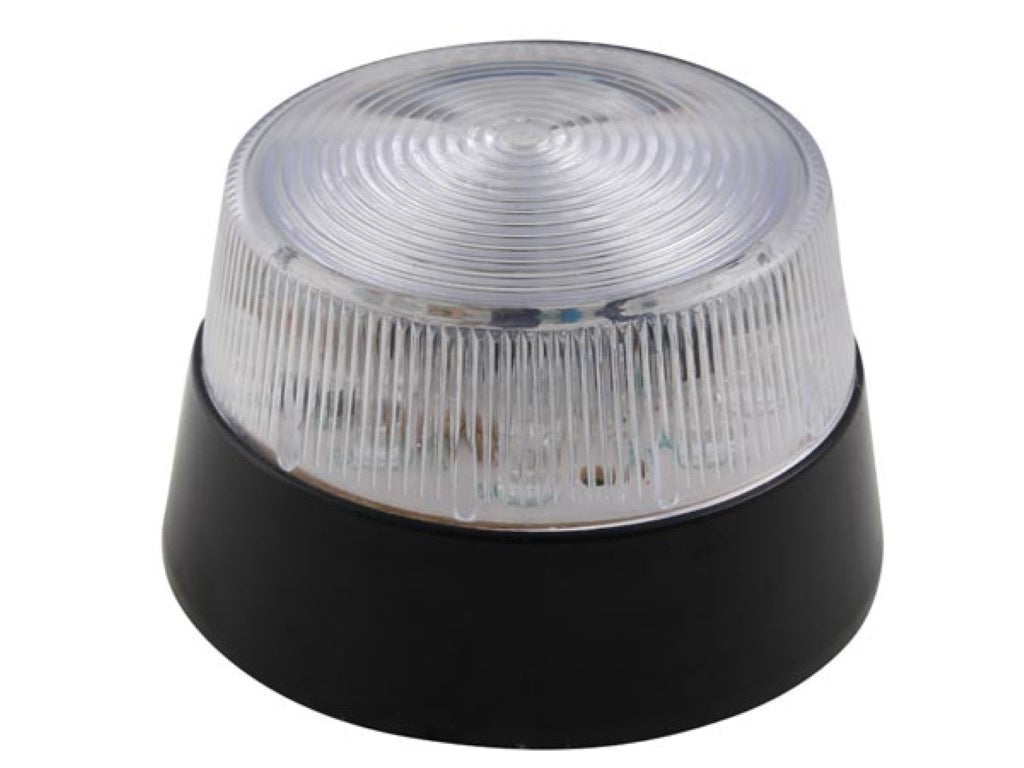 Velleman Rood led-knipperlicht, gebruik binnenshuis, 12 VDC, 15 witte leds, IP20, ABS/acryl