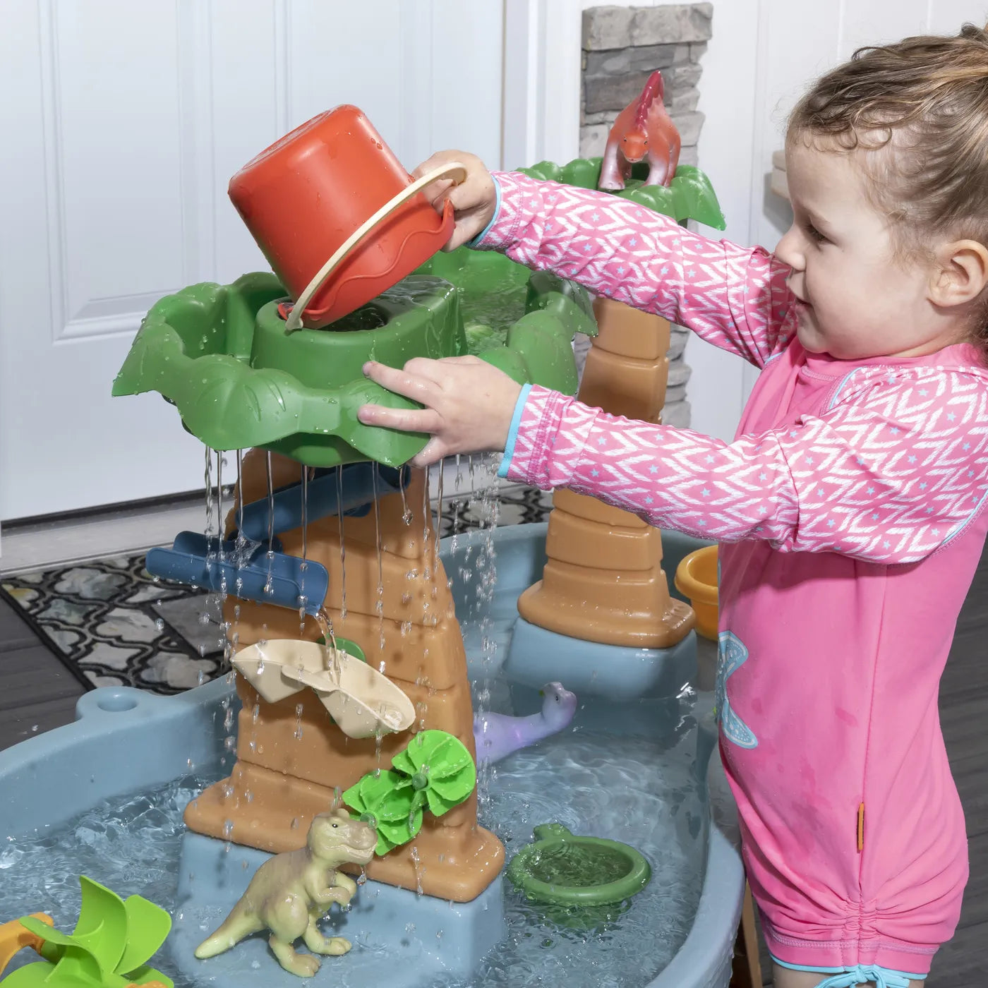 Step2 Dino Showers Watertafel 81cm Kunststof Blauw