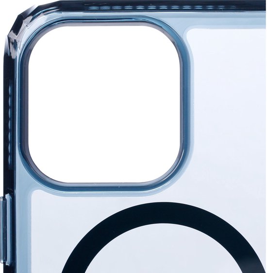 SoSkild iPhone 15 Pro Hoesje MagSafe - Defend Heavy Impact Case - Doorzichtig Magnetisch Magsafe Hoesje - Smokey Grey