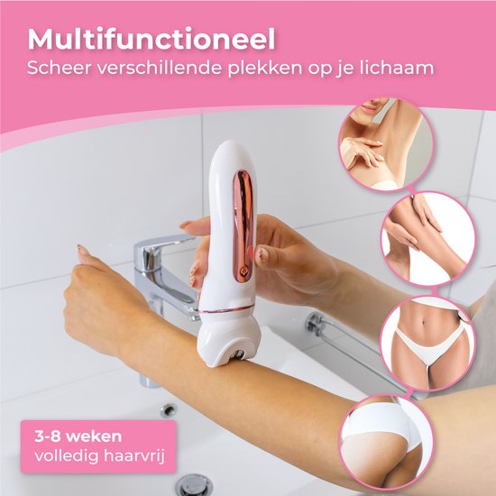 Nuvance - Epileerapparaat dames - Epilator Gezicht - 5 Opzetstukken - Epilators - Gezichtsreiniger - Gezichtsepilator Vrouw - Ontharingsapparaat - Usb Oplaadbaar