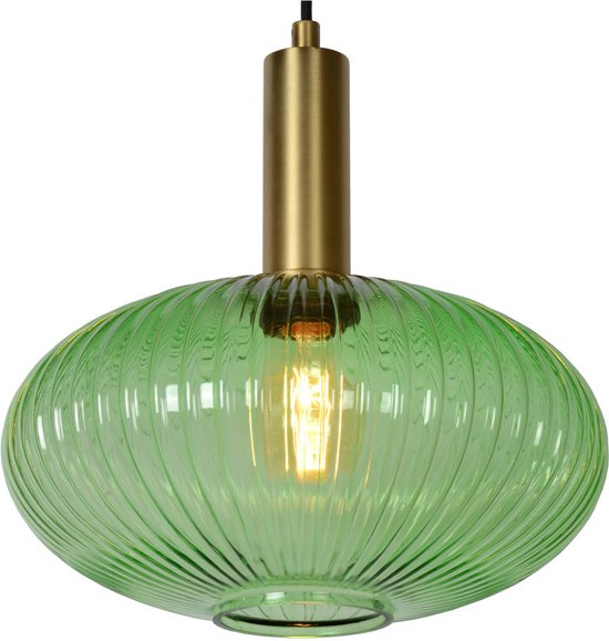 Lucide MALOTO - Hanglamp - Ø 30 cm - 1xE27 - Groen