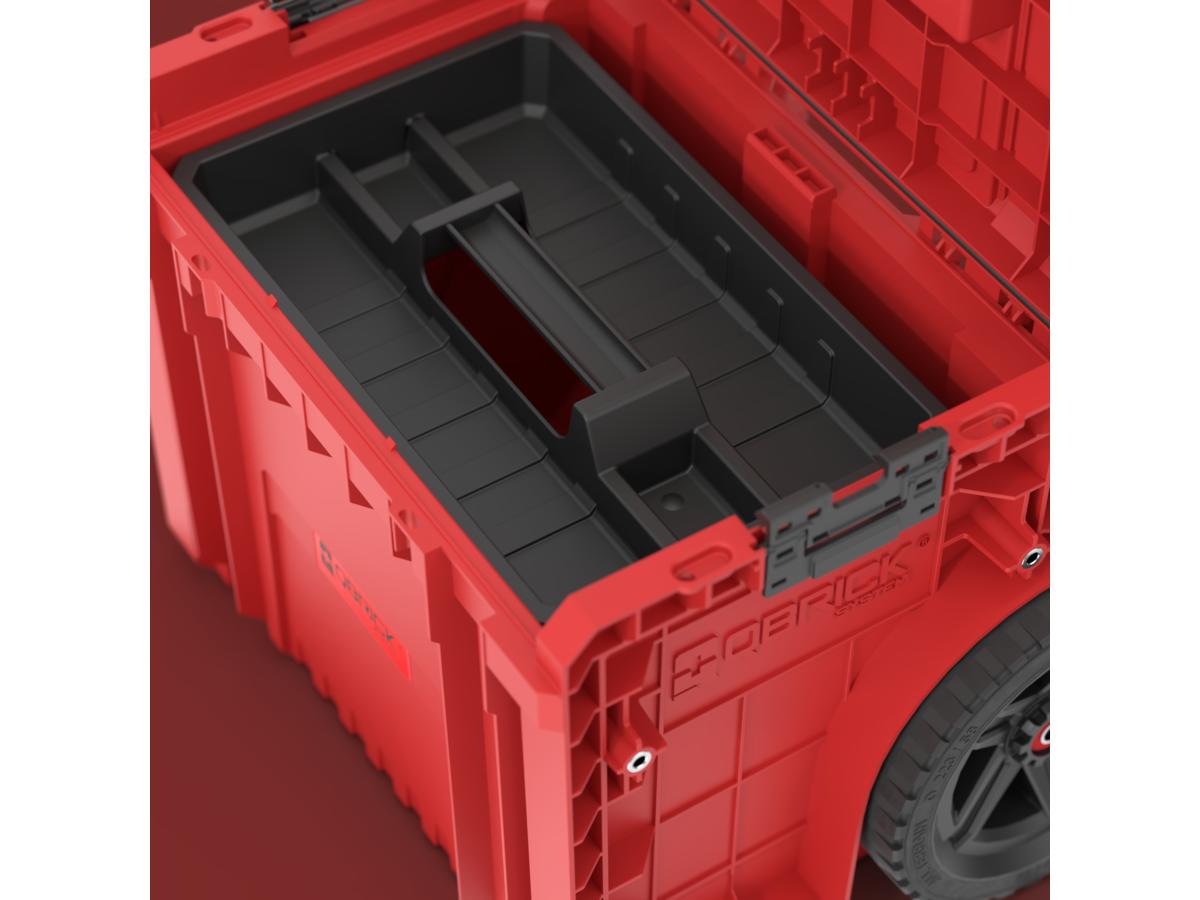 Qbrick Pro Cart 2.0 Plus - Compact en Duurzaam - Rood