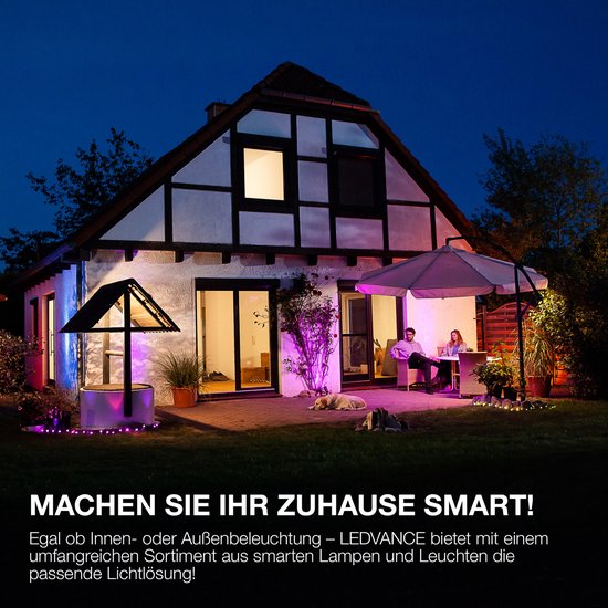 LEDVANCE Armatuur: voor plafond, SMART SURFACE DOWNLIGHT TW / 22 W, 22-…24- V, stralingshoek: 11-, Tunable White, 3-65- K, body materiaal: aluminium, IP2-
