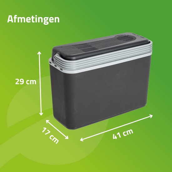 Bo-Camp - Autokoelbox - Arctic - Grijs - Polyethyleen - 12 Volt - 12 Liter