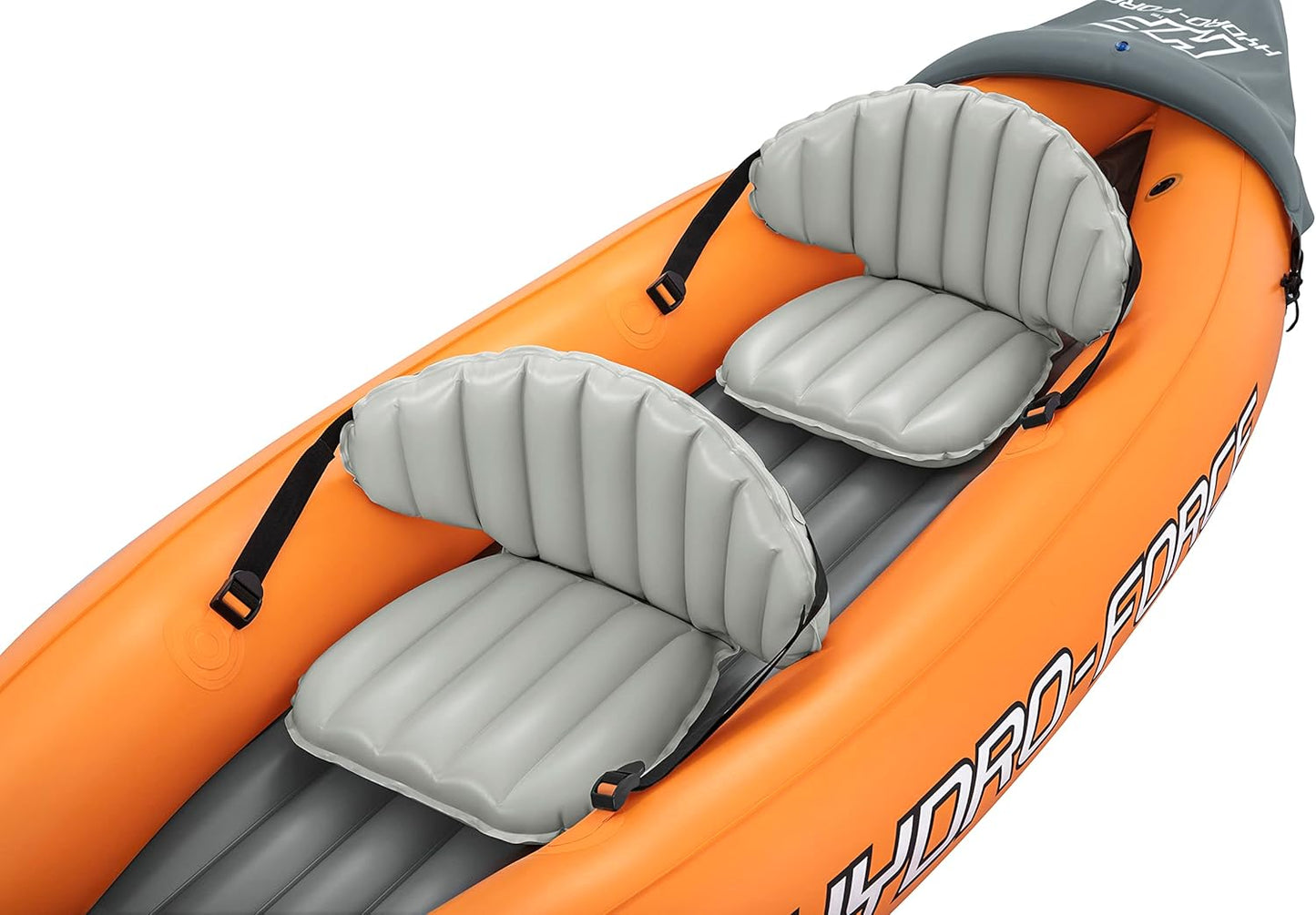 Hydro-Force Rapid - Opblaasbare Kajak voor 2 Personen - met Zittingen - Rugleuning - Peddels - Handpomp - en Draagtas - Oranje