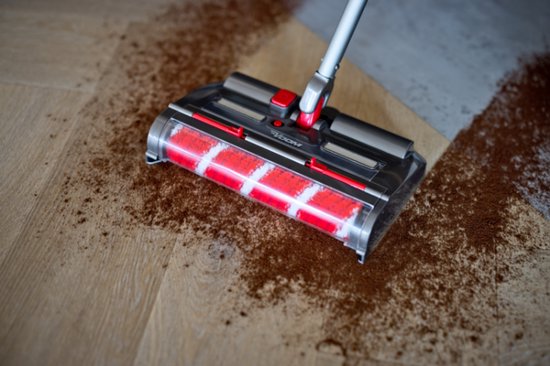 Voom Power Cleaning Tool Snoerloze Vloerreiniger met Zelfreinigende Borstel en 360 Swivel Tech