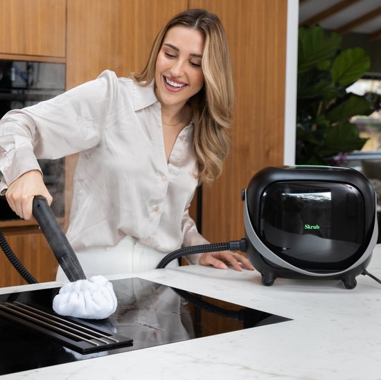 Skrub Stoomreiniger The Big One - 45 minuten lang stomen - 20 accessoires - Handstomer - 1500w