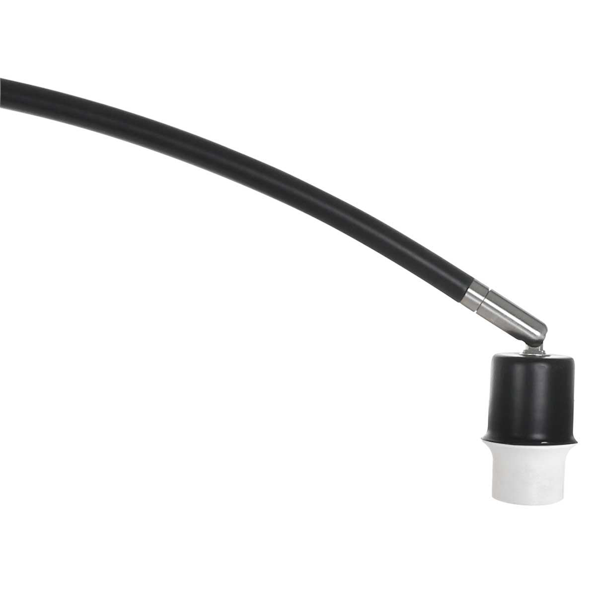 Mexlite - Bikkel Hanglamp XL - 152 x 185 cm - Mat Zwart - Industrieel Design - E27 Fitting - Robuuste Fabriekslamp