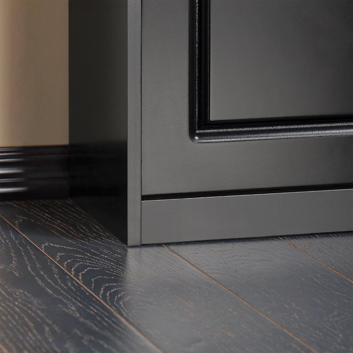 SoBuy Schoenenkast met gestoffeerde zitting - MDF - Max. 150 kg - 75 x 24 x 51 cm - Zwart/ Grijs