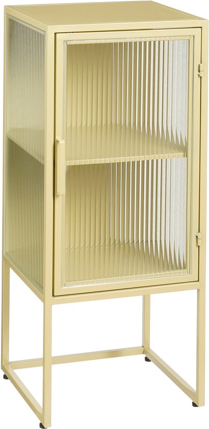 Mica Decorations Opbergkast – Met Deuren – 38 x 35 x 90 cm – Beige