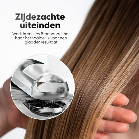La Nou® Split Remover 4 - Split Ender - Incl. accessoires - Voor Gespleten Haarpunten - Split end Trimmer - Split remover - Zilver