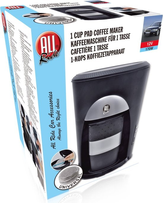 All Ride Koffiezetapparaat Auto - Pads - 12V - 1 Kop