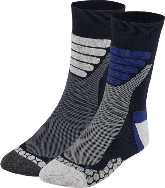 Xtreme Wandelsokken 2-pak - Unisex Synthetische sokken - Multi Blue