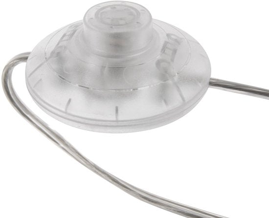 Vloerlampen Staal kleurige booglamp Sparkled Light 7268ST hoogte uitschuifbaar en kantelbaar Steinhauer