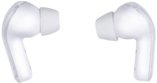 Grundig Earbuds TWS Transp. White - Draadloze In-ear Oordopjes met Bluetooth 5.4 - Hi-Res Audio - Smartcase met Digitale Batterij-indicator - Meerdere Eartips - Transparant/Wit