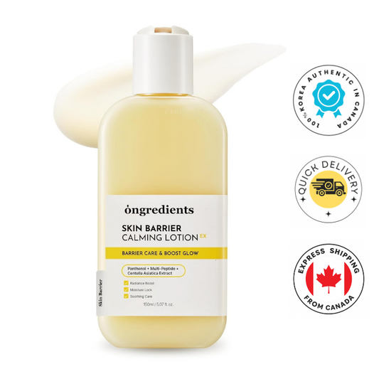 Ongredients Skin Barrier Calming Lotion EX Jumbo – Kalmerende Lotion voor Gevoelige Huid – Intens Hydraterend & Versterkt de Huidbarrière