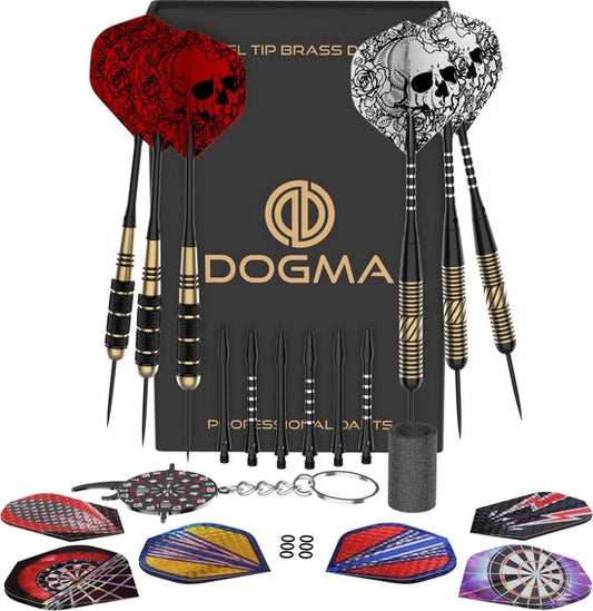 Dogma Premium Brass dartpijlen 6 stuks