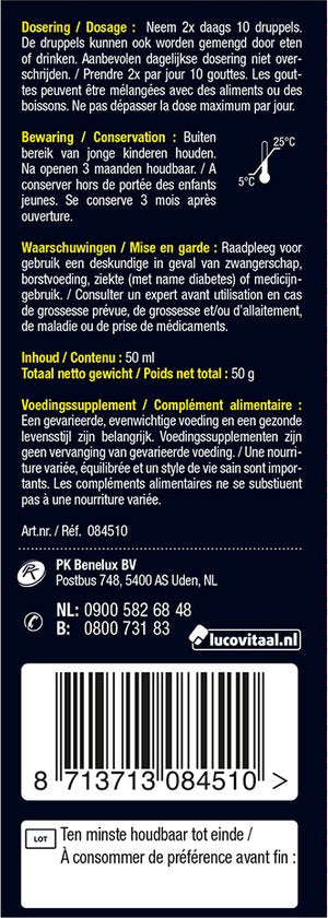 Lucovitaal Multi A-Z Druppels 50 ml
