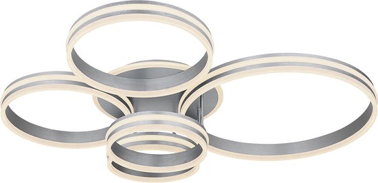 Globo plafonniere Rubio - grijs - metaal - 67260-120