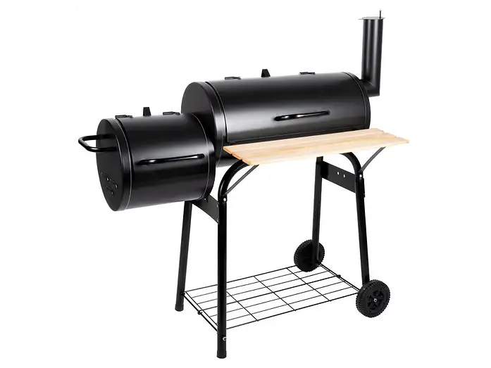 Alpina MEIJ14180/00132 Barbecue - Grilloppervlak 118 cm - 62 x 118 x 114,5 cm - Zwart