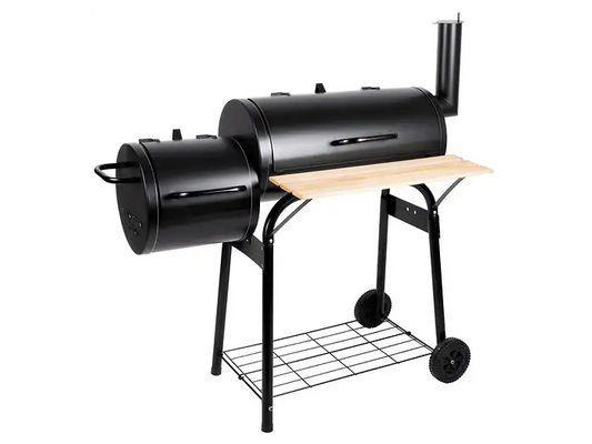 Alpina MEIJ14180/00132 Barbecue - Grilloppervlak 118 cm - 62 x 118 x 114,5 cm - Zwart