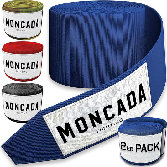 Moncada Fighting Boksbandage - 4m - Blauw