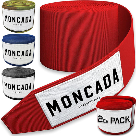 Moncada Fighting Boksbandage - 4m - Rood
