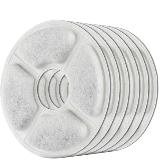 Auronic Drinkfontein Filters - 6 Stuks - 3-Laags - Voor Auronic Drinkfontein AU3014