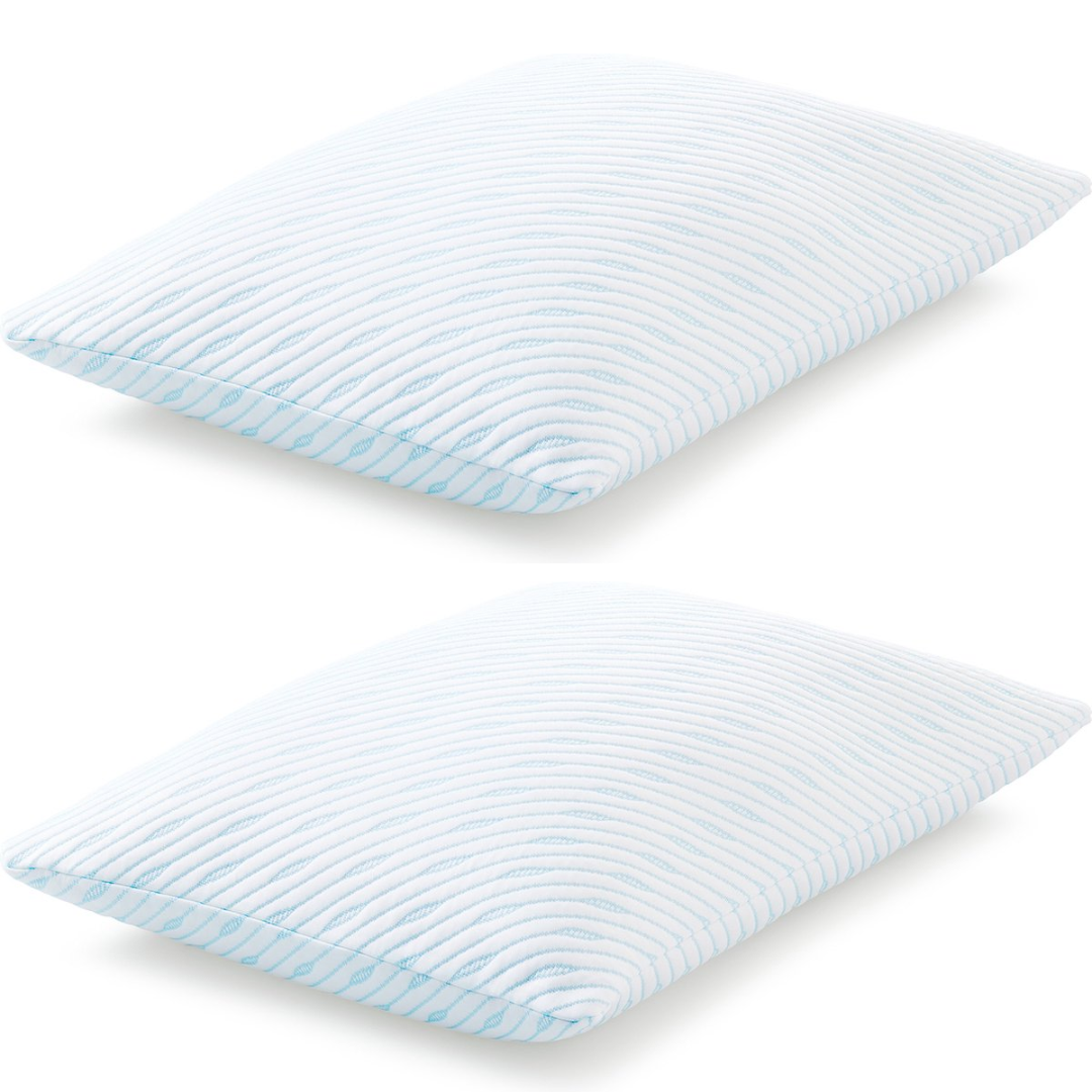 TEMPUR - Set Van 2 - Prima SmartCool Hoofdkussens Medium - 60 x 50 cm - Wit Textiel - SmartCool Technology - Slaapkamer & Rust - Dubbel Voordeel Drukverlagend