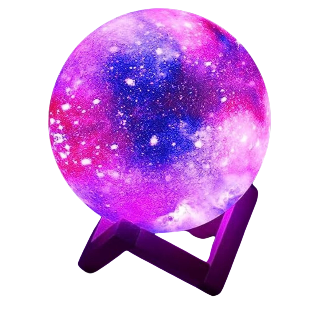 Maanlamp - 15 CM - Paars - 18x15x15 cm