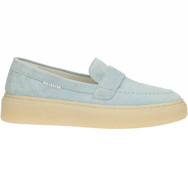 Bullboxer - Dames Loafers - Uitneembare Zool - Pastel Blauw - Maat 38