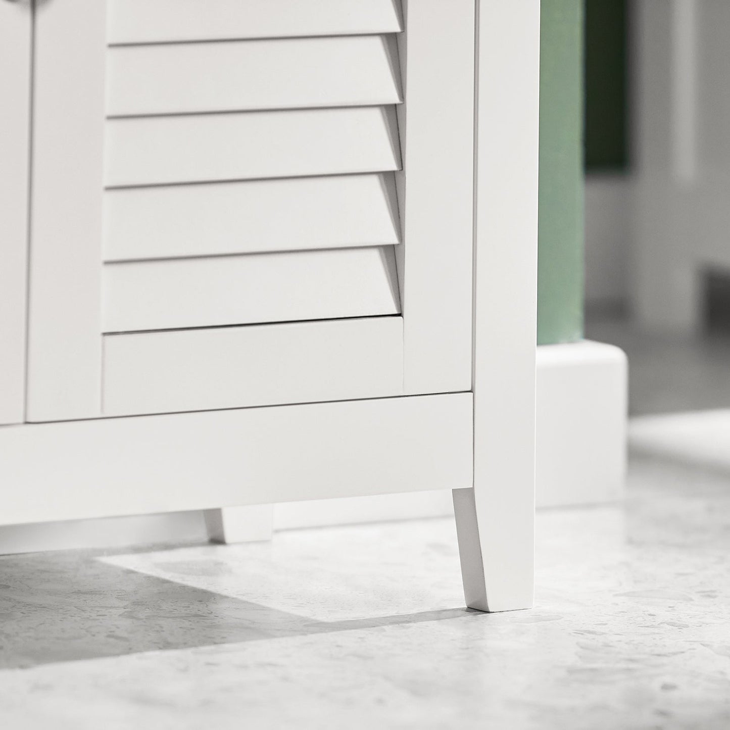 SoBuy BZR13-W Badkamerkast - 2 Planken en 2 Deuren - 60 x 90 x 26 cm - Wit