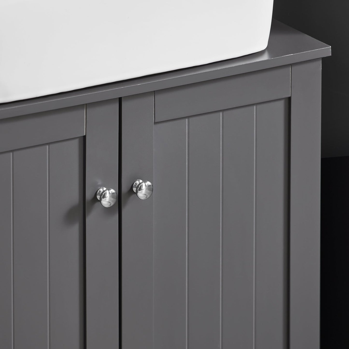 SoBuy 2-Laags opbergkast - 60 X 29 X 60cm - Grijs