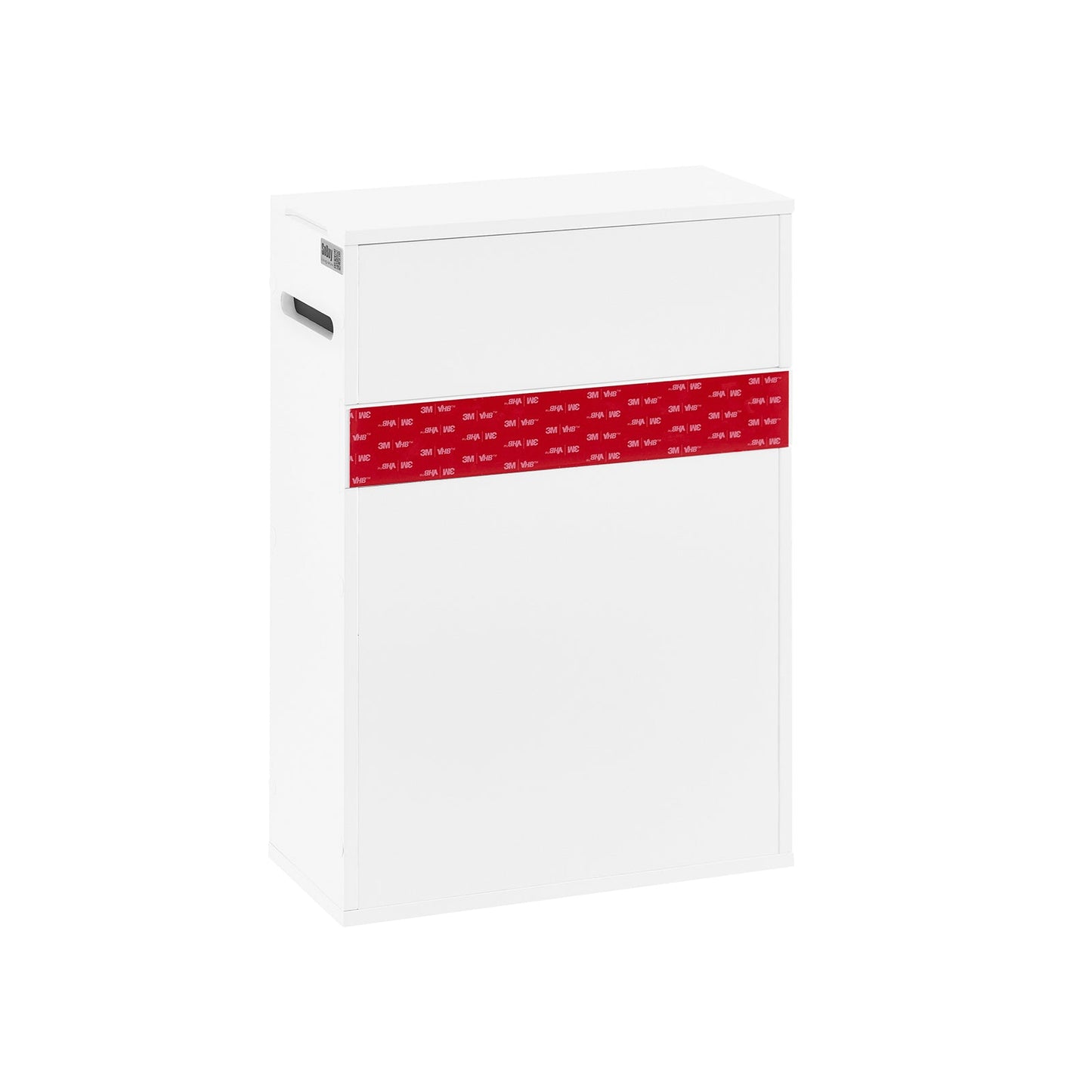 sobuy Toiletpapierhouder Opbergkast - Wit - 14 × 30 × 42 cm - Muurbevestigd