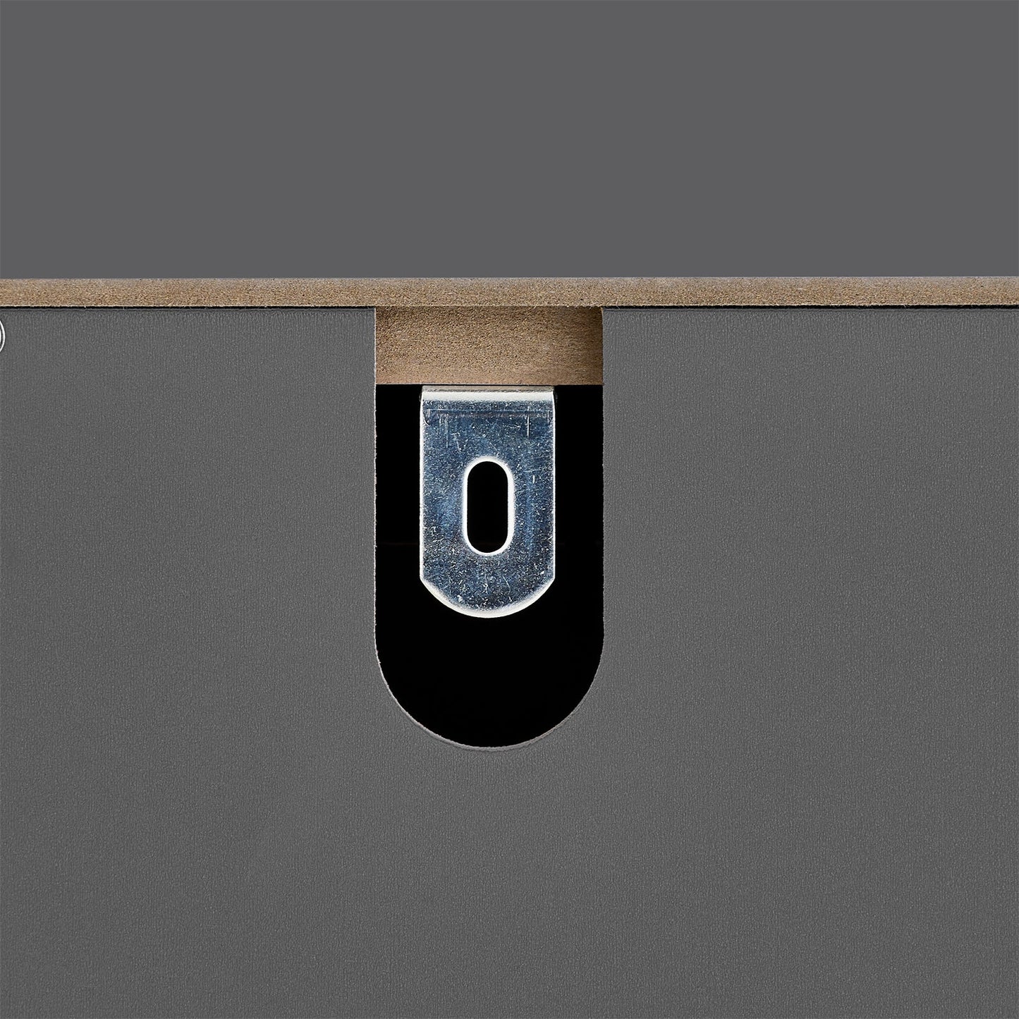 SoBuy badkamerkast met wasmanden - hout - grijs - 78x38x90 cm