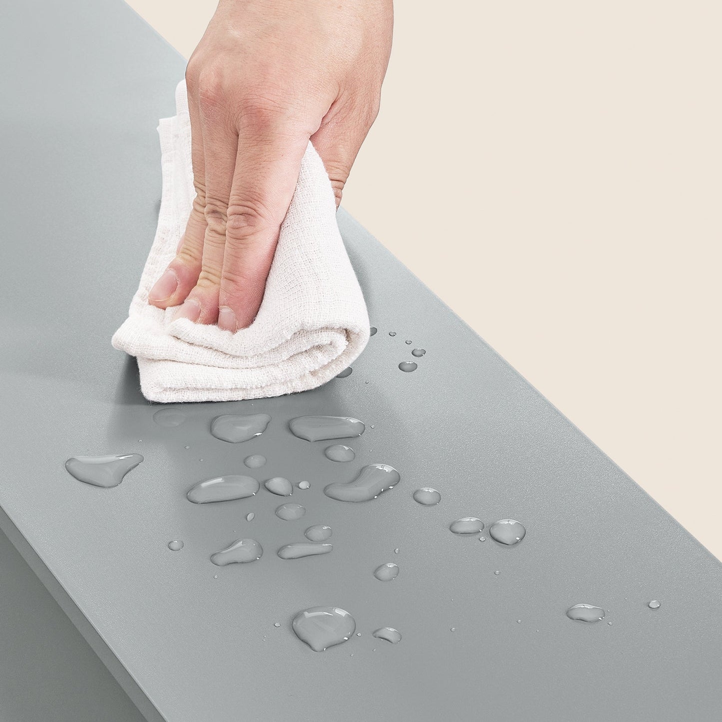 SoBuy BZR34-II-HG Hoge Badkamerkast - Smal Vrijstaand Badkamermeubel - Waterbestendig MDF - 20x20x180 cm - Grijs