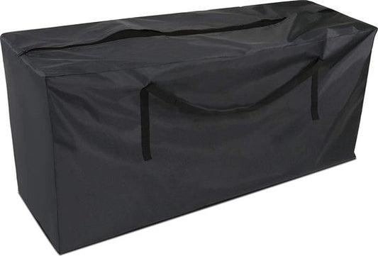 Tuinkussentas - Zwart - 173 x 76 x 51 cm - Opbergtas voor Tuinmeubelkussens - Tuinstoelkussentas - Tuinsetkussen Opbergtas