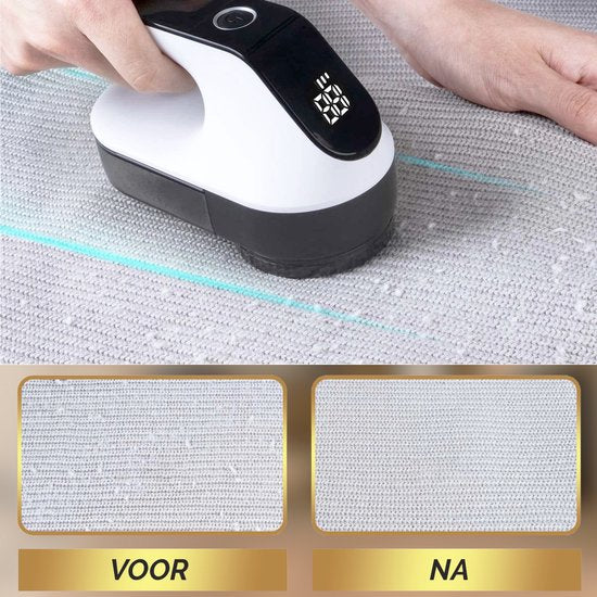 MostEssential Premium Elektrische Pluizenverwijderaar FL777 – Pluizentondeuse - USB-C Snellaadfunctie - Draadloos - 2000 mAh Batterij - PRO Edition
