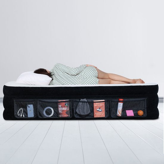 FLOAT VersaVento - 6 Opbergzakken voor het luchtbed met klittenband - Opslag voor kleding, boeken, kampeer artikelen en speelgoed - 20 x 40 cm