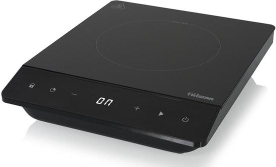 Tristar Luxe Inductiekookplaat 2000W - IK-6161 - 1 Kookzone - Timer tot 180 min - Zwart