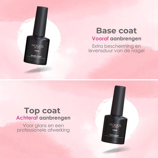 Moods Gellac - Luxe Polygel Set - Polygel Nagels Starterspakket - Inclusief UV LED lamp - 6 Kleuren - The Nude